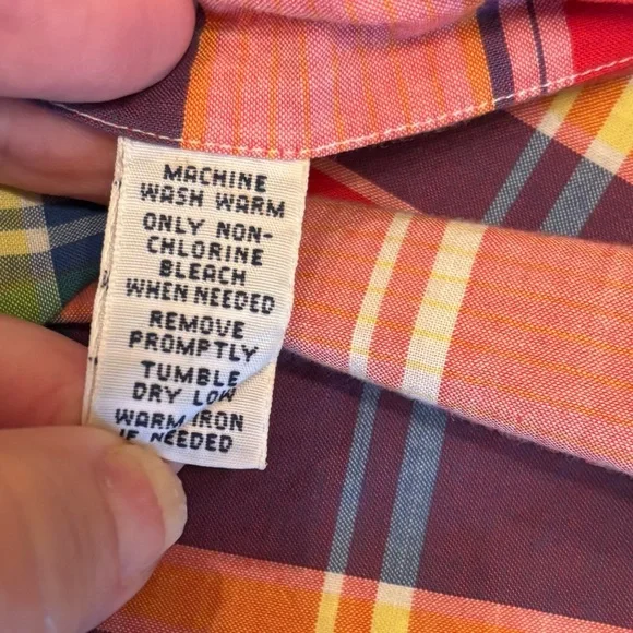 Polo Ralph Lauren Classic Fit Plaid Button Down Shirt Men’s XL Short Sleeve - Picture 8 of 8